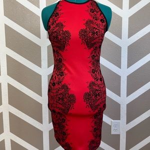 Red Body Con Dress